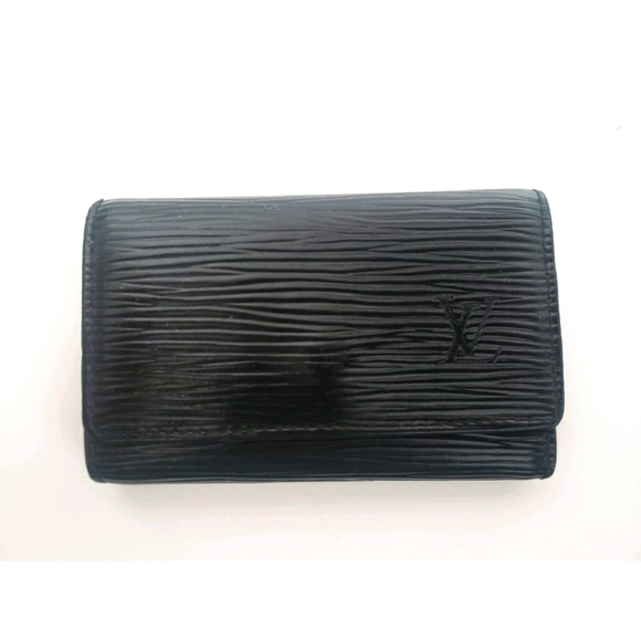 Louis Vuitton Handbags - Authentic Louis Vuitton Black Epi Key Holder